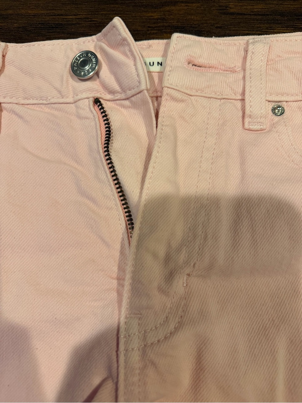 PacSun High-Rise Pink Jean Shorts